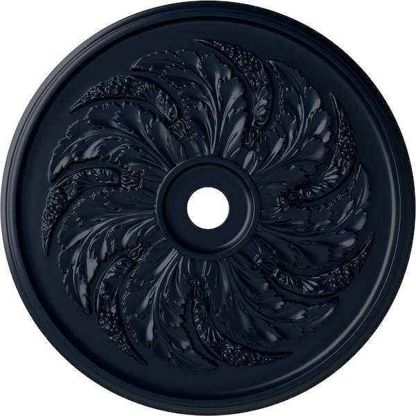 Ekena Millwork Sellek Ceiling Medallion (Fits Canopies up to 9"), Hand-Painted Midnight Dream, 42 1/8"OD x 1 7/8"P CM42SKMDF - main